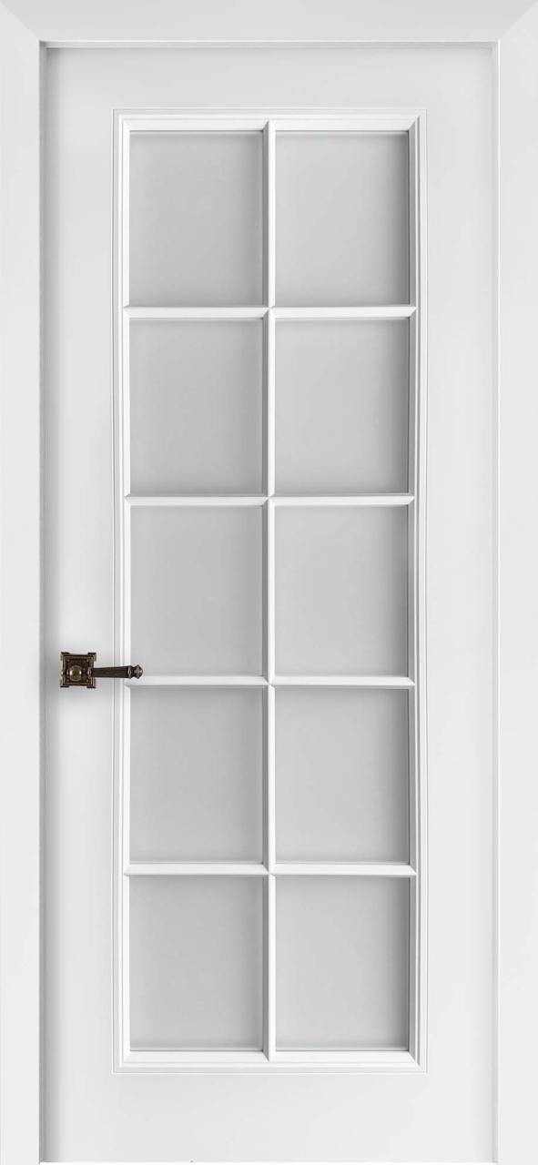 Богемия 6 | Эмаль белая | Остекленная — купить в Miss Doors