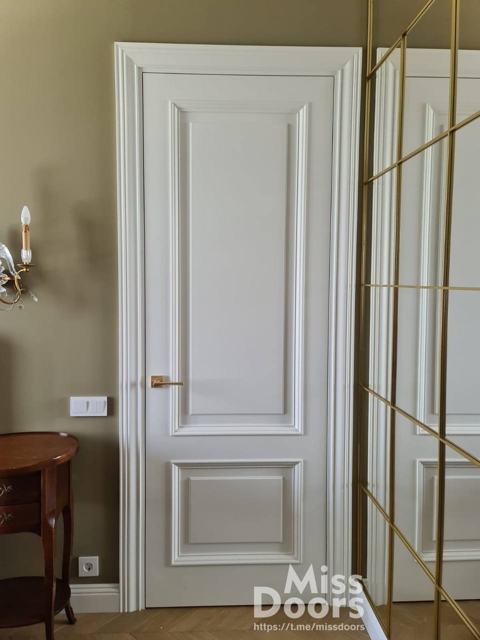 Кардинал 2 | Эмаль белая | Глухая — купить в Miss Doors