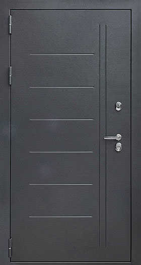Дверь входная уличная | Страж T1 Термо | Букле Графит — купить в Miss Doors