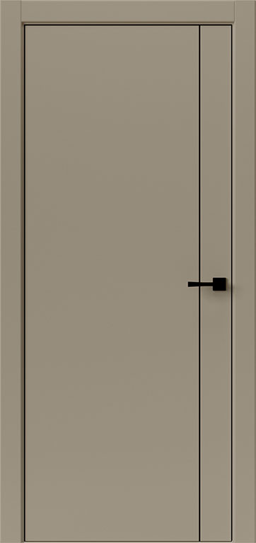 ТАМБУРАТ ЛАЙТ Геометрия | 4303 | Лофт Мокко | кромка ABS чёрная — купить в Miss Doors