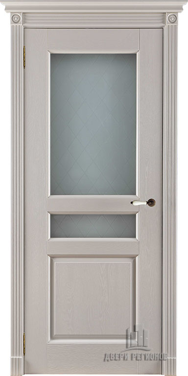 Виктория | Слоновая кость | Массив дуба | Остекленная — купить в Miss Doors