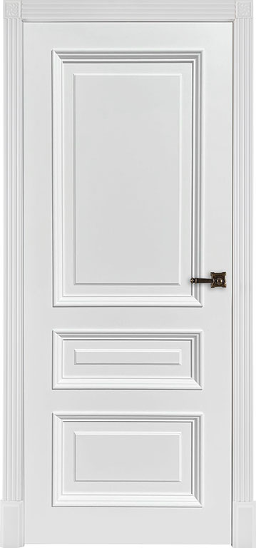 Кардинал 1/2 | Эмаль белая | Глухая — купить в Miss Doors