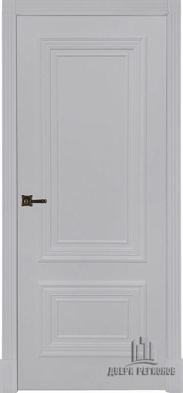 Престиж 1/2 | Эмаль серая Ral 7047 | Глухая — купить в Miss Doors