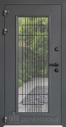 Дверь входная уличная | Исландия Термо 6149 | ral 7024 Антрацит — купить в Miss Doors