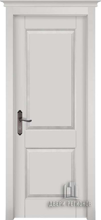 Элегия | Белый | Массив ольхи | Глухая — купить в Miss Doors