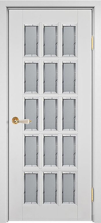 Лондон 2 | Белый | Массив ольхи | Остекленная | Фацет — купить в Miss Doors
