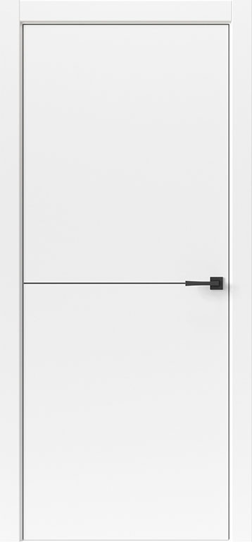 ТАМБУРАТ ЛАЙТ Геометрия | ПДТч 4302 | Белый | кромка ABS чёрная — купить в Miss Doors