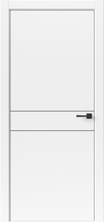 ТАМБУРАТ ЛАЙТ | 4309 | Лофт Белый | кромка ABS чёрная — купить в Miss Doors