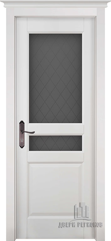 Гармония | Белый | Массив ольхи | Остекленная — купить в Miss Doors