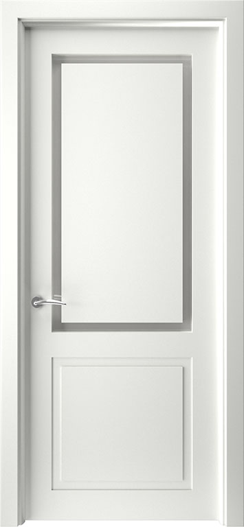 Каролина | Эмаль белая | Остекленная — купить в Miss Doors