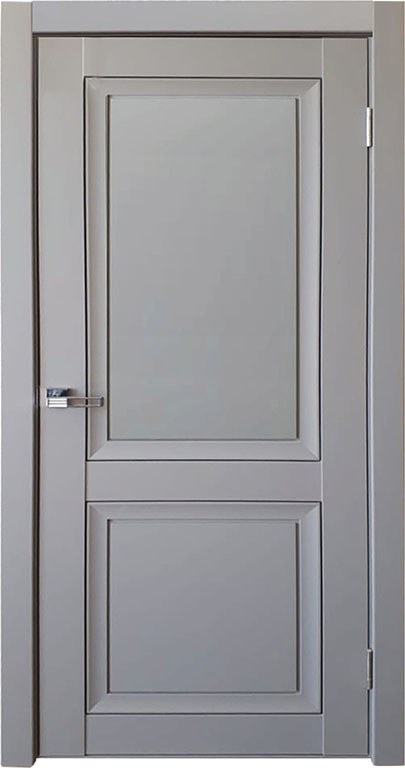 Деканто 1 | Грей бархат | Черная вставка — купить в Miss Doors