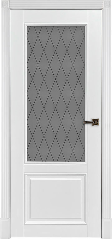 Классик 4 | Эмаль белая | Остекленная — купить в Miss Doors