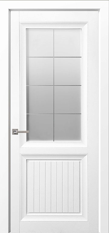 Байкал | 512 | Аляска суперматовая | Остекленная — купить в Miss Doors