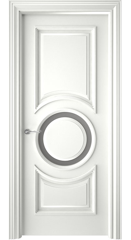 Прованс 3 | Эмаль белая | Остекленная — купить в Miss Doors