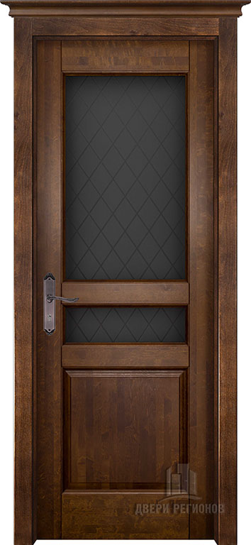 Гармония | Античный орех | Массив ольхи | Остекленная — купить в Miss Doors