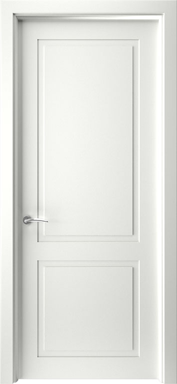Каролина | Эмаль белая | Глухая — купить в Miss Doors