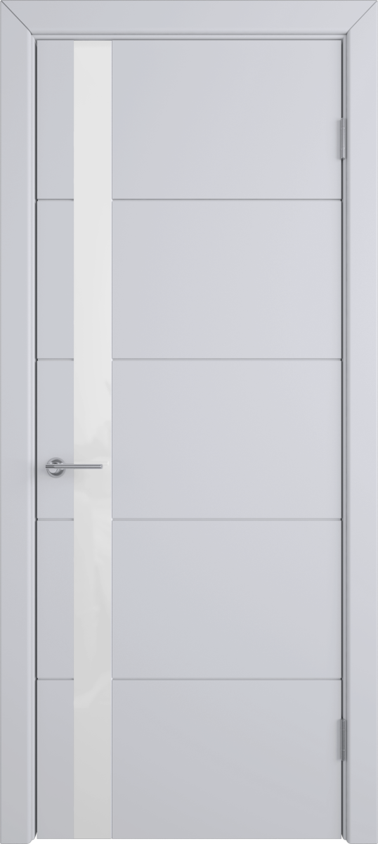 Тривиа | Эмаль серая | Лакобель белый — купить в Miss Doors