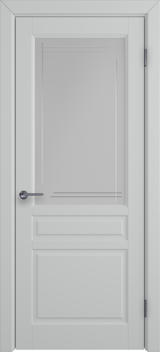 Стокгольм | Эмаль серебро | Кристалл линия — купить в Miss Doors